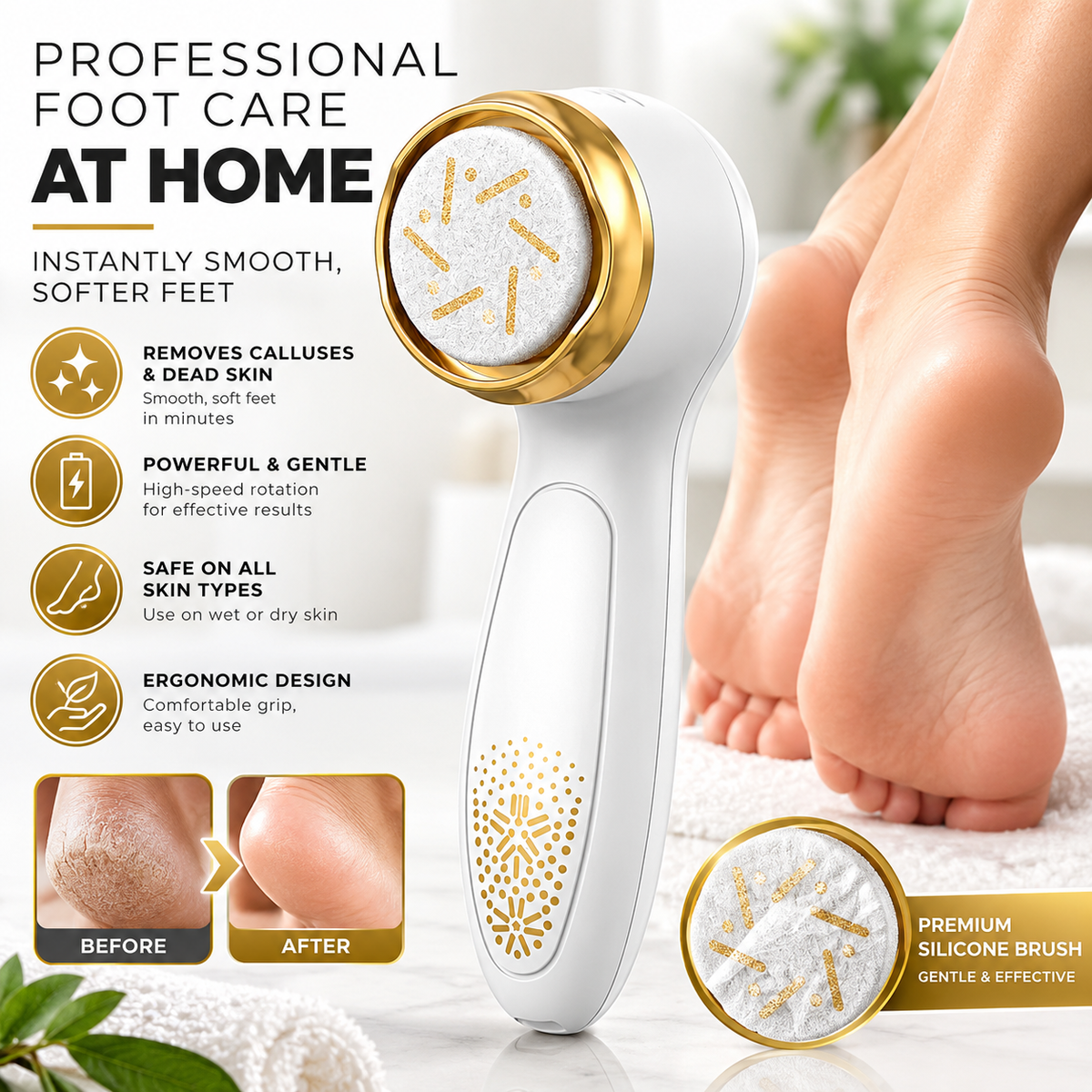 SmoothStep Professional Electric Foot Callus Remover