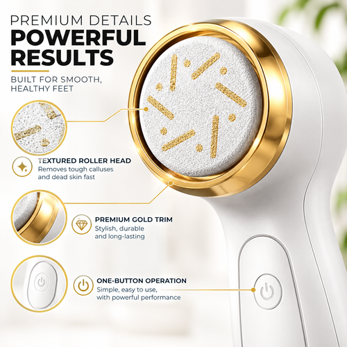 SmoothStep Professional Electric Foot Callus Remover